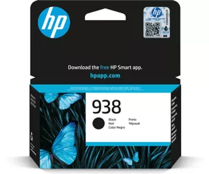 HP 938 Black Original Ink Cartridge tindikassett 1 tk Originaal Standard Yield Must