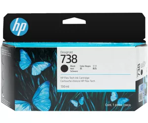 HP 738 130-ml Black DesignJet ink cartridge