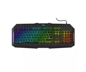 Hama Exodus 700 Semi-Mechanical klaviatuur USB QWERTZ Saksa keel Must