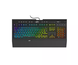 Hama Exodus 900 Mechanical klaviatūra USB QWERTZ Vokiečių Antracitas, Juoda