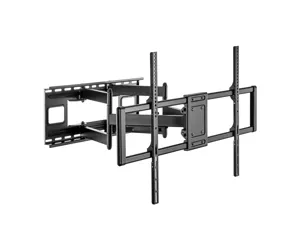 AISENS PRO Swivel, Tilt and Level Support for Monitor/TV 120Kg from 60-120, Black