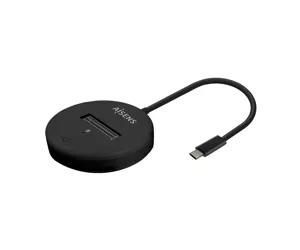 AISENS USB-C Dock M.2 (NGFF) ASUC-M2D013-BK SATA/NVMe to USB3.1 Gen2, Black