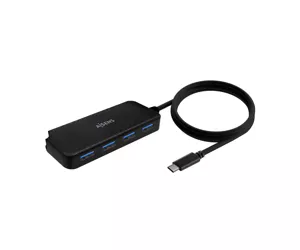 AISENS A109-0716 interface hub USB 3.2 Gen 1 (3.1 Gen 1) Type-C 5000 Mbit/s Black