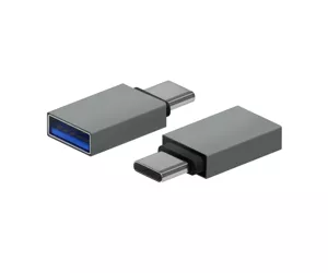 AISENS A108-0718 гендерный адаптер USB-C USB-A Серый