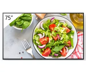 Sony FW-75BZ35L/TM Signage Display Digital signage flat panel 190.5 cm (75") LCD Wi-Fi 550 cd/m² 4K Ultra HD Black Android 24/7