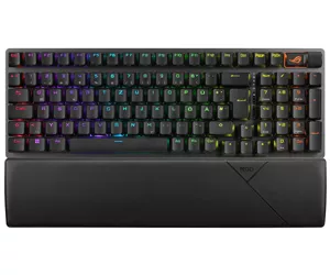 ASUS ROG Strix Scope II 96 Wireless klaviatūra USB + RF Wireless + Bluetooth QWERTZ Vokiečių Juoda