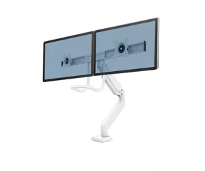 Fellowes Eppa Dual Crossbar Monitor Arm - White
