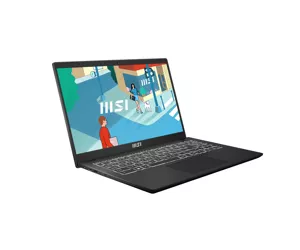 MSI Modern 15 B12M-414NL Laptop 39.6 cm (15.6") Full HD Intel® Core™ i5 i5-1235U 8 GB DDR4-SDRAM 512 GB SSD Wi-Fi 6 (802.11ax) Windows 11 Home Black