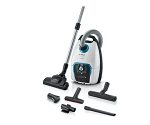 Bosch Serie 8 BGB75XSIL dulkių siurblys 5 L Būgninis siurblys Sausa 650 W Dulkių maišas