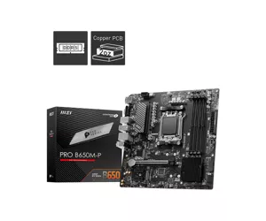 MSI PRO B650M-P материнская плата AMD B650 Socket AM5 Микро ATX