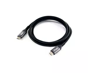 Equip 128381 USB-kaabel 1,2 m USB4 Gen 3x2 USB C Must