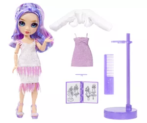 Rainbow High Fantastic Fashion Doll- Violet (purple)