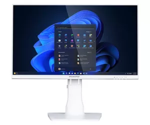 bluechip BUSINESSline AIO2312ct white Процессор Intel® Celeron® 7305 60,5 cm (23.8") 1920 x 1080 пикселей Сенсорный экран 8 GB LPDDR5-SDRAM 250 GB Твердотельный накопитель (SSD) ПК все в одном Windows 11 Pro Wi-Fi 6E (802.11ax) Белый