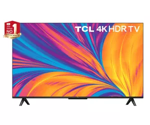 TCL 43P637 televizorius 109,2 cm (43") 4K Ultra HD Smart TV „Wi-Fi“ Juoda