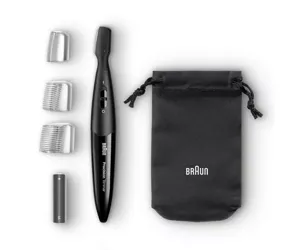 Braun BeardTrimmer PT1000 Patarei 3 Märg ja kuiv Must