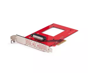 StarTech.com U.3 to PCIe Adapter Card, PCIe 4.0 x4 Adapter For 2.5" U.3 NVMe SSDs, SFF-TA-1001 PCI Express Add-in Card for Desktops/Servers, TAA Compliant - OS Independent