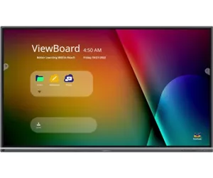 Viewsonic IFP7550-5F interactive whiteboard 190,5 cm (75") 3840 x 2160 pikseļi Skārienjūtīgais ekrāns Melns HDMI