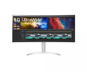 LG 38BQ85C-W PC lamekuvar 95,2 cm (37.5") 3840 x 1600 pikslit Quad HD+ Valge