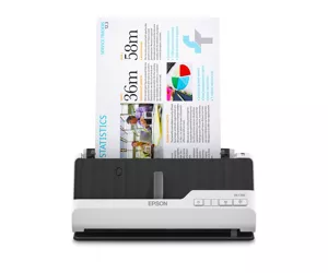Epson DS-C330 ADF + poognaskanner 600 x 600 DPI A4 Must, Valge