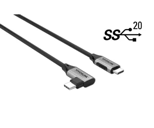 Vivolink PROUSBCMM1.2A USB-kaabel 1,2 m USB 3.2 Gen 2 (3.1 Gen 2) USB C Must