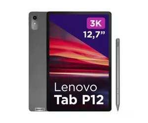 Lenovo Tab P12 128 GB 32,3 cm (12.7") Mediatek 8 GB Wi-Fi 6 (802.11ax) Android 13 Pilka