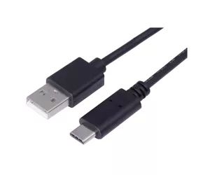 Trevi US 34-35 USB kabelis 1 m USB A USB C Juoda