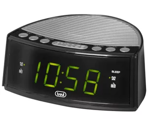 Trevi RC 846 D Digital alarm clock Black, Silver