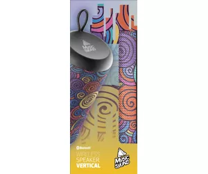 Cellularline BTSPKMSVERTICAL1 nešiojamoji kolonėlė Nešiojamas stereo garsiakalbis Juoda, Mėlyna, Bordo