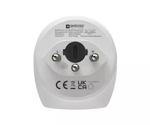 Hama 00223482 elektripistiku adapter Tüüp J Tüüp C (Europlug) + Tüüp F Valge