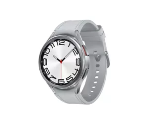 Samsung Galaxy Watch6 Classic SM-R960NZSADBT Viedpulkstenis un sporta pulkstenis 3,81 cm (1.5") OLED 47 mm Digitāls 480 x 480 pikseļi Skārienjūtīgais ekrāns Sudrabs Wi-Fi GPS