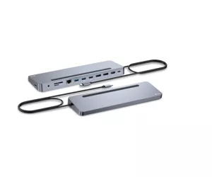 i-tec USB-C Metal Ergonomic 3x 4K Display Docking Station + Power Delivery 100 W