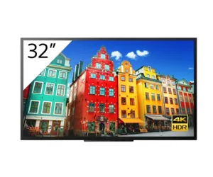 Sony FW-32BZ30J1 infoekraan Digital signage lameekraan 81,3 cm (32") LCD WiFi 300 cd/m² 4K Ultra HD Must Sisseehitatud protsessor