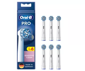 Oral-B Sensitive Clean 6 tk Valge