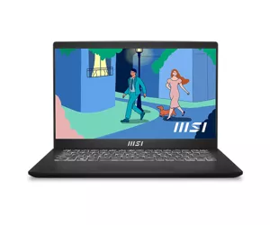 MSI Modern 14 C7M-055XES Нетбук 35,6 cm (14") Full HD AMD Ryzen™ 5 7530U 16 GB DDR4-SDRAM 512 GB Твердотельный накопитель (SSD) Wi-Fi 6E (802.11ax) Черный