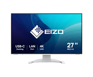 EIZO FlexScan EV2740X-WT computer monitor 68.6 cm (27") 3840 x 2160 pixels 4K Ultra HD LCD White