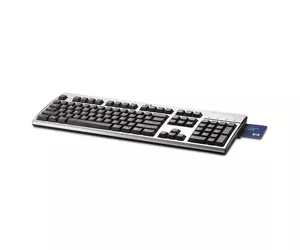 HP 701427-181 keyboard USB AZERTY Black