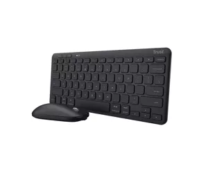 Trust Lyra klaviatuur Hiir kaasa arvatud Bluetooth QWERTY Hispaania Must