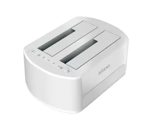 AISENS ASDS-D02W док-станция для накопителей USB 3.2 Gen 1 (3.1 Gen 1) Type-B Белый