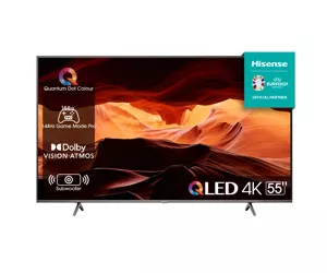 Hisense 55E7KQ PRO телевизор 139,7 cm (55") 4K Ultra HD Smart TV Wi-Fi Серый