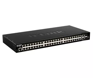 D-Link DGS-1520-52/E võrgulüliti Juhitav L3 10G Ethernet (100/1000/10000) 1U Must