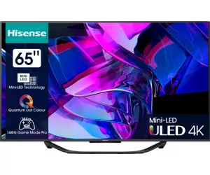 Hisense 65U7KQ televizorius 165,1 cm (65") 4K Ultra HD Smart TV „Wi-Fi“ Juoda