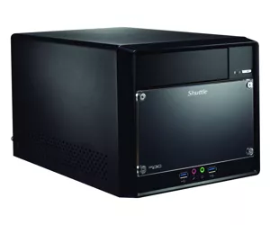 Shuttle XPC cube Barebone SH610R4 - S1700, Intel H610, 1x PCIe X16, 1x PCIe X1, 1x LAN,1x HDMI, 2x DP, 1x VGA 2x 3.5" HDD bays