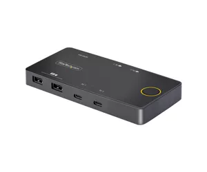 StarTech.com C2-H46-UC2-PD-KVM KVM переключатель Черный