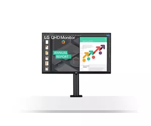 LG 27QN880P-B PC lamekuvar 68,6 cm (27") 2560 x 1440 pikslit Quad HD Must