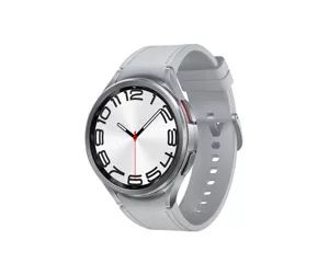 Samsung Galaxy Watch6 Classic Watch6 Classic 3,81 cm (1.5") OLED 47 mm Digitāls 480 x 480 pikseļi Skārienjūtīgais ekrāns Sudrabs Wi-Fi GPS