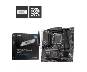MSI PRO B760M-A WIFI материнская плата Intel B760 LGA 1700 Микро ATX