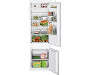 Bosch Serie 2 KIV87NSE0 külmik-sügavkülmik Sisseehitatud 270 l E Valge