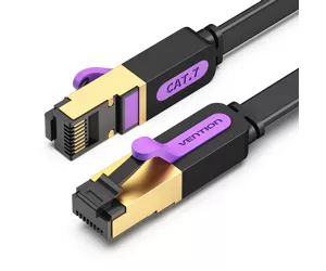 Vention Flat Cat.7 Patch Cable 1.5M Black