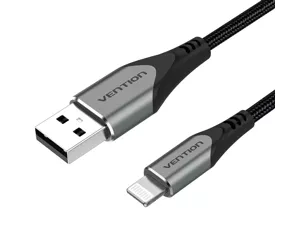 Vention LABHF кабель с разъемами Lightning 1 m Алюминий, Серый