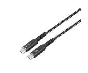 CoolBox COO-CAB-UC-60W USB kabelis 1,2 m USB C Juoda, Sidabras